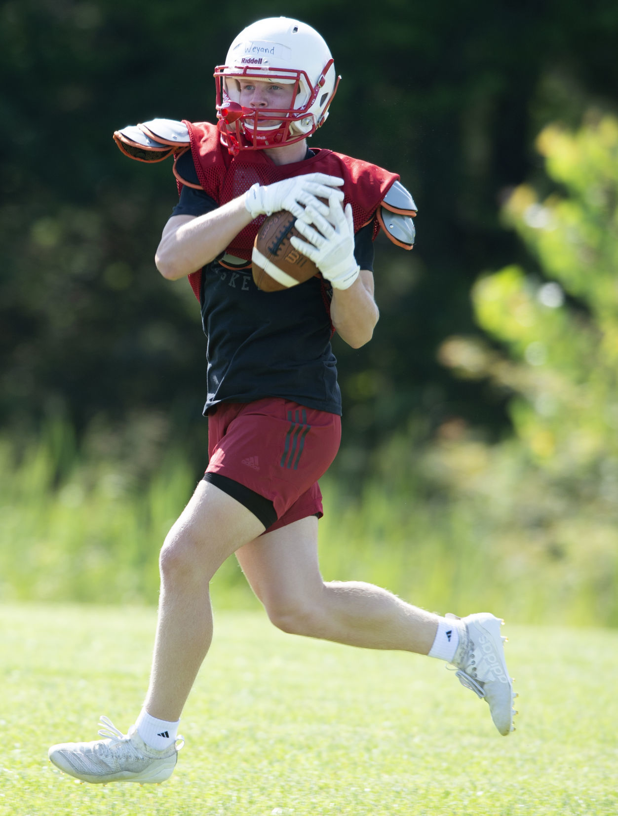 Crete football practice, 8.14